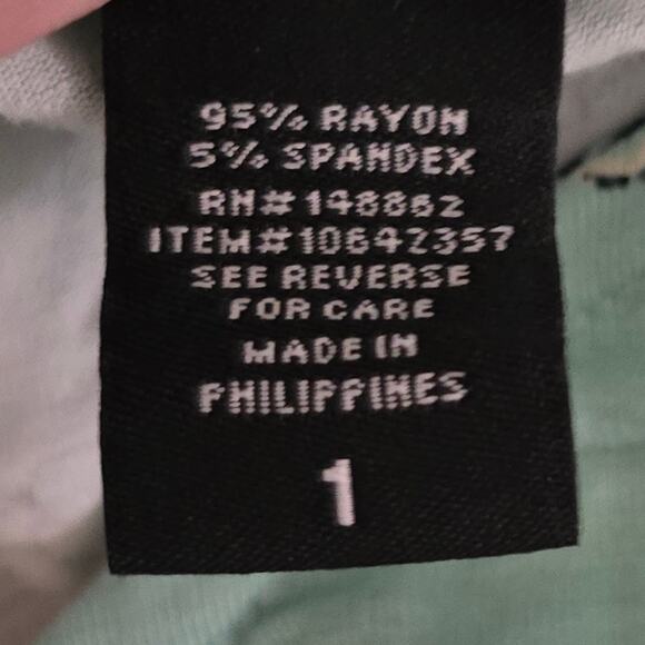 Torrid Mint Green Floral Super Soft Rose Crochet Strap Tank Top Plus Size 1X - Picture 7 of 10